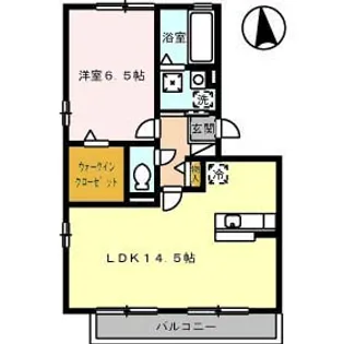 エトワール青山 B棟【2階】の間取り