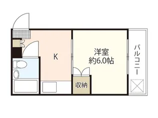 サムソン都町【2階】の間取り