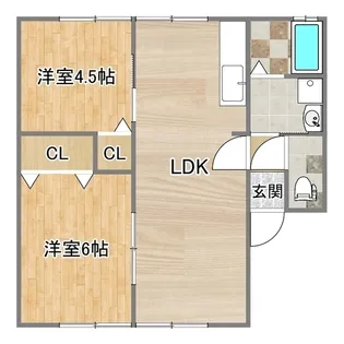 コスモス【1階】の間取り