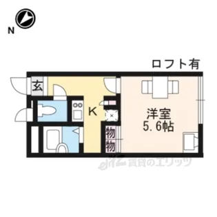 レオパレス南彦根1番館【1階】の間取り