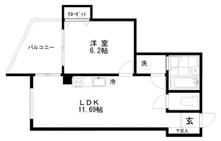 SPERANZA【6階】の間取り