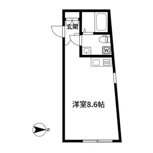 ラフォルテ上板橋【2階】の間取り