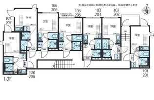 TERRACE代々木上原【1階】の間取り