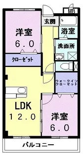 レジダンス・フルール【3階】の間取り