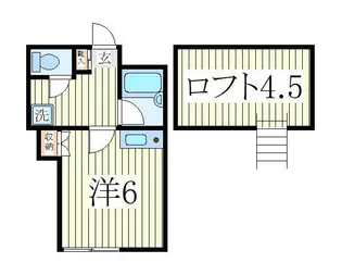 コーポ逆井【1階】の間取り