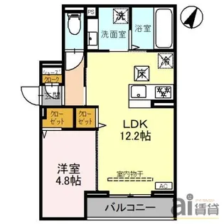 埼玉県ふじみ野市西1【アパート】の間取り