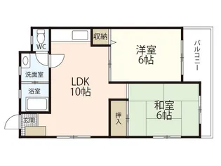 冨田ビル【4階】の間取り