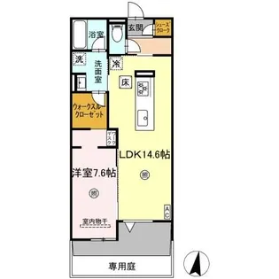 グランフォース【1階】の間取り