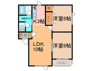 プリオールM【2階】の間取り