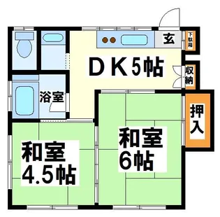 宮西荘【2階】の間取り