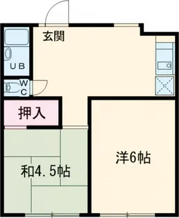 レインボー森町【2階】の間取り