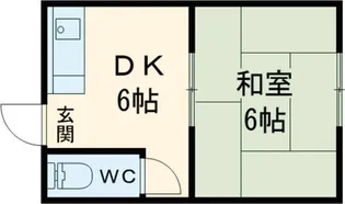 松村荘【2階】の間取り