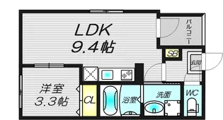 大阪府大阪市都島区大東町3【アパート】の間取り