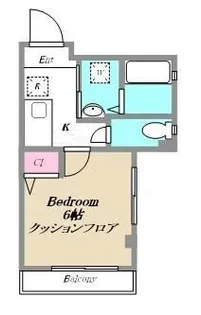 アザレ千住【2階】の間取り