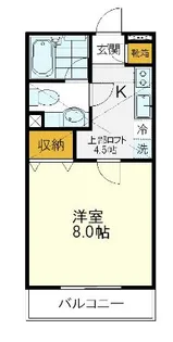 東京都小平市仲町【アパート】の間取り