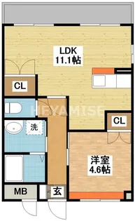 アルページュ・ソレイユ【2階】の間取り