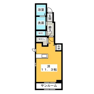 メイハウス【1階】の間取り