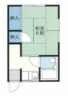 グリーンハイツ【2階】の間取り
