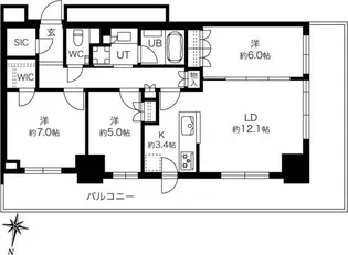MOYUK SAPPORO【12階】の間取り