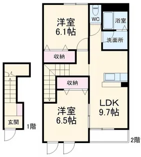 ベラビスタ【2階】の間取り