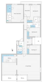 代沢レジデンス【3階】の間取り