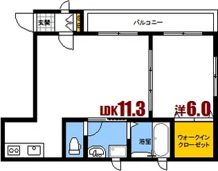 アビタシオン桃山【3階】の間取り