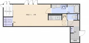 ソレイユ ルヴァン【1階】の間取り
