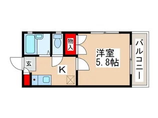 フォレストk【1階】の間取り