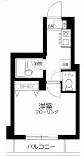 パークウェル目黒本町【2階】の間取り