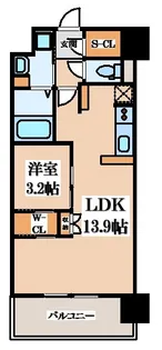 ハイラインIII【4階】の間取り