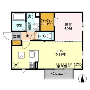 蔵漆倶 北館【1階】の間取り