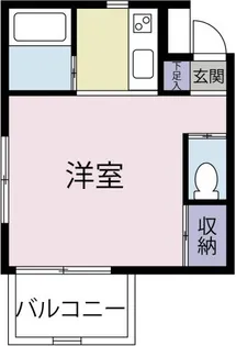 メゾンオレンジ3A【1階】の間取り