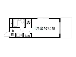タワーズ五条【1階】の間取り