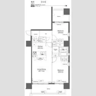 プライムアーバン亀有【10階】の間取り