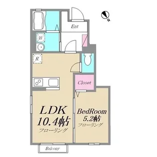 神奈川県横浜市港南区下永谷3【アパート】の間取り