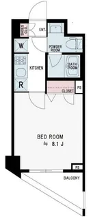 メイクスデザイン高田馬場【3階】の間取り