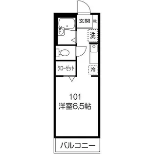 1Kの間取り画像