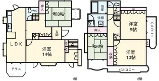 東京都国分寺市西元町3【一戸建】の間取り
