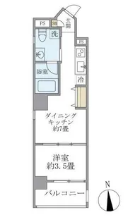 東京都千代田区内神田2【マンション】の間取り