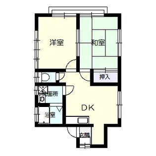 グランドハイツ須藤【2階】の間取り