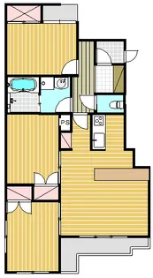サンライズ山の手I【2階】の間取り