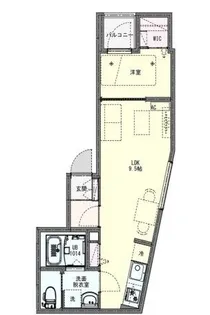 Iris西台【2階】の間取り
