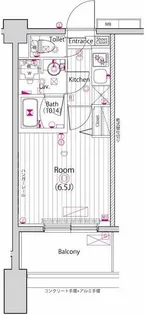 ガーラ・ステーション横浜三ツ沢【7階】の間取り