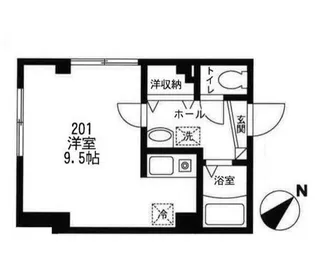 東京都渋谷区笹塚3【マンション】の間取り