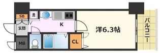 プレサンス泉セントマーク【3階】の間取り