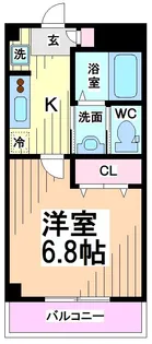 神奈川県川崎市多摩区登戸【マンション】の間取り