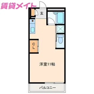 シダー’Sガーデン A【1階】の間取り