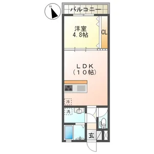 VISTA LAGO【2階】の間取り