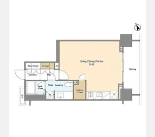 ASPRIME八丁堀【3階】の間取り