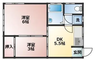 もなみ荘【2階】の間取り